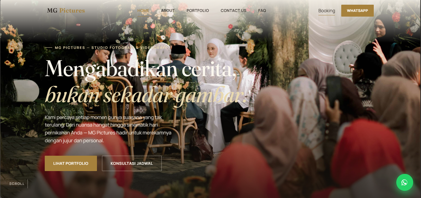 Tampilan proyek Sistem Manajemen Klinik